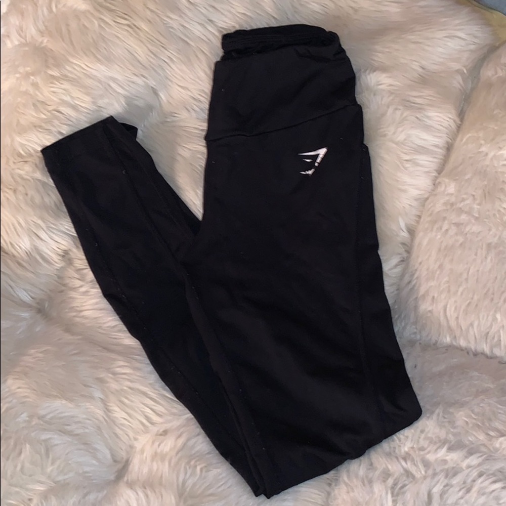 Black Gymshark High Waisted Leggings